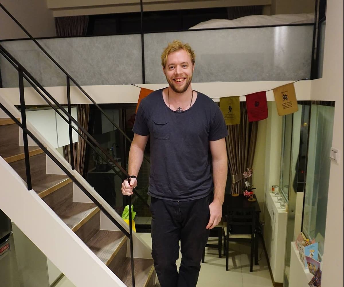 TRA client in their new Taipei apartment